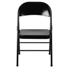 Flash Furniture HERCULES Series Double Braced Black Metal Folding Chair-Metal Folding Chair