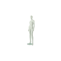 RP Adult Female Abstract Mannequin, Shiny White (RPFA 1)-Full female mannequin