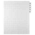 Mark Maker Legal Tabs - Letter Size - White - 1/15th cut - 1 Set per package - Numbers 196 - 200-Legal