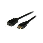StarTech HDMI Extension Cable, Ultra HD 4k x 2k HDMI Cable, M/F, 2m-Gold-plated connectors help prevent corrosion, to ensure a high quality HDMI® extension