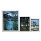 Simply Photo Frames - White - Set of 3-White laminating