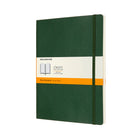 Moleskine Notebook - Extra Large - Ruled - Soft Cover - 7.5" x 9.75" - Myrtle Green-192 sheets