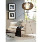 Eglo Stellato 3 Pedal Switch Floor Lamp - 65" - Matte Nickel-Uses 1 x 60W max. Medium Base Bulb (Sold Separately)