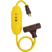 Lind Equipment, Cordons à trois prises avec disjoncteur de fuite à la terre-Parfait pour les environnements extérieurs, robustes et de type construction