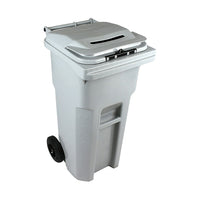 HSM 32-Gallon Shredder Bin, Grey (HSM1070070170)-HSM 32 Gallon Secure Collection Cart
