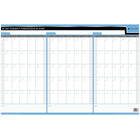 Day-Timer Undated Flexible Erasable 90/120-Day Wall Planner - 24" x 36" - Bilingual-24" x 36"