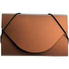 JAM Paper Plastic Business Card Case, Copper Metallic, 5 Pack (3656190g)-Copper metallic