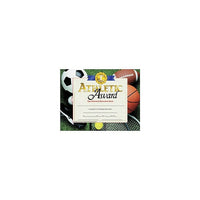 Hayes Brown Border Athletic Award Certificate, 8 1/2" X 11", 90 Pack (H-VA526)-Size: 8 1/2"(L) x 11"(W)