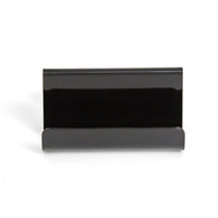 TRU RED 2 Compartment Business Card Holder - Black-Professional display for your business cards