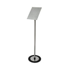 Futech FSH005B Support pour enseigne de sol paysage / portrait, 8,75 "x 11,25" enseignes, noir-Cadre magnétique pour contenir le matériel d'impression.