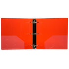 JAM PaperMD – Reliure en plastique à 3 anneaux, 3 po, rouge, 2/paquet-Comprend des pochettes
