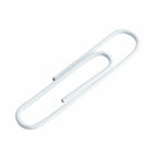 JAM PAPER - Trombone Geant Colore 2", Blanc, 2 Paquets de 75-Ces trombones colores sont parfaits pour organiser des papiers à la maison, à l'ecole ou au bureau