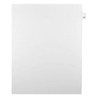 Mark Maker Legal Exhibit Index Tab White Single Tabs, 1/25th Cut, Letter Size, No Holes, Number 128, 25 Pack-White Single Tabs, 1/25th Cut