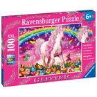 Ravensburger Horse Dream 100-Piece Glitter Puzzle-Designed for Kids Ages 6+: Ravensburger kids puzzles have large, durable pieces little hands can easily hold for lots of repeat amusement