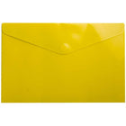 JAM Paper Plastic Envelopes with VELCRO Brand Closure, Legal Booklet, 9.75 x 14.5, Yellow Poly, 12 Pack (235828262)-Product Type: Letter Booklet Envelope