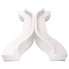 Flash Furniture HERCULES Alon Melrose LeatherSoft Reception Configuration - 10 Pieces - White-Contemporary Reception Set