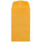 JAM Paper #6 Coin Business Recycled Envelopes - 3 3/8" x 6" - Brown Kraft - 100 Pack-Quantity: 100 envelopes per pack