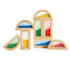 Guidecraft Rainbow Blocks, Sand-Material: Hardwood, acrylic and plastic beads