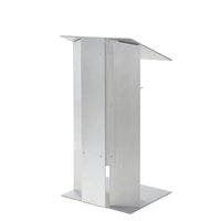 Urbann K6 Lectern No Wheels - Aluminum, Light Grey-Type of Lectern: Free standing