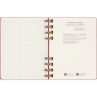 Moleskine Undated Extra Large Hard Cover Spiral Planner - 7.5" x 10" - Crush Cherry-Rounded Corners, Elastic Closure And Expandable Pocket In The Back