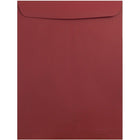 JAM Paper 10 x 13 Open End Catalog Envelopes, Dark Red, 100 Pack (31287541)-Dark red
