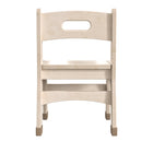 Flash Furniture - Lot de 2 chaises de salle de classe Bright Beginnings de qualite commerciale en bois,hauteur d'assise 10 pouce-Pieds incurves pour eviter le basculement