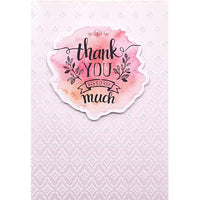 Rosedale Gold 5 1/2" x 8" Greeting Cards/Envelopes - 6 Pack-Card shop quality greeting cards.