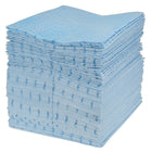 Zenith Safety Products Bonded Pad Oil, 15" x 17", Light Weight, Blue, 200 Pack-Spill Type: Oil Only
