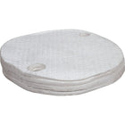 Zenith Safety - Tampons Absorbants Pour Couvercles De Barils - Huile Seulement, paquet de 25-Absorption/pqt 10 gal.