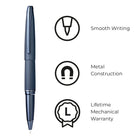 A.T. Cross ATX Rollerball Pen - Dark Blue-Cross is the gift of choice for generations and is proudly presented in a premium gift box. 