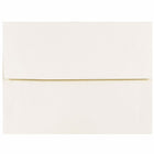 JAM Paper Enveloppes effet métallisé Stardream format A2, opale, paq./50-Enveloppes Stardream à effet métallisé couleur opale