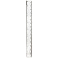 Staples Acrylic Ruler - 16"/40cm-Inch and metric rule with clear start and end points for precise measuring