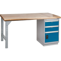 Kleton Pre-Designed Workbenches, 2500 Lbs. Cap., 60" W x 30" D, 34" H (FG092)-Capacity: 2500 lbs.