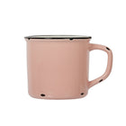 CTG Brands Ceramic Enamel Look Mug Set, Light Pink, 4 Pack-Volume: able to hold up to 15.2 oz. (450ml)