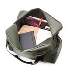 Bugatti - x EDITION22 Sac de voyage, Khaki-Sac en cuir vegetalien caoutchoute resistant aux intemperies