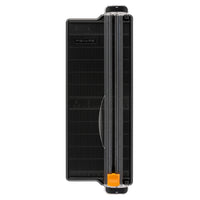 Fiskars 12" Portable Paper Trimmer - Recycled-Fiskars Recycled Paper Trimmer (12 in.) has a deck made from 100% post-consumer recycled materials