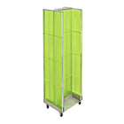 Azar Displays – Présentoir de plancher en H, 60 x 16 po, vert (700431-GRE)-En plastique de couleur verte