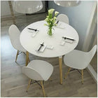 Nicer Furniture Eiffel Style Dining Table with 40" Table Top - White-40" Round