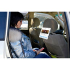 CTA Digital Universal Tablet Headrest Mount with 360-degree Rotation for 7" to 14" Tablets - Black-Works with tablets in their cases up to 1 inch in thickness