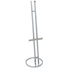 Eddie's Hang-Up Display Ltd. 67" Floor Standing Easel with Circular Base - Chrome - 67" Height - 2 Pack-Floor Standing Sign Holder