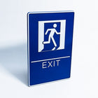 Futech WS009  "Exit" Sign-Material: Plastic - Colour: Navy Blue