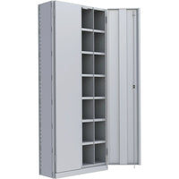 Metalware RK923 Boltless Shelving Unit, 8-Shelves, 36" x 24" x 88", Light Grey-Adjustable shelving system that provides high strength, yet economical storage capacity for your needs