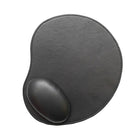 Ashlin - Tapis de souris ergonomique en cuir véritable, 10 po x 8,5 po, noir-Cuir de vache Tuscany