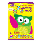 Trend Owl-Stars! Classic Accents Variety Pack, 144 Pack (T-10996)-Endless uses! Postcards and invitations, flashcards and game pieces, goal setting and charting.