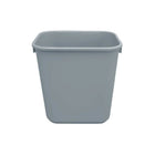 Globe Commercial Products Soft Wastebasket - 26 L - Grey - 6 Pack-Allows for convenient deskside waste management