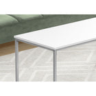 Monarch Specialties 3795 Coffee Table - 40"L/White/Silver Metal-Assembly required: Illustrated instructions and all hardware are provided for convenience (additional tools may be needed)