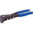 Gray Tools Heavy Duty Rivet Gun, 10" Long With 4 Nose Pieces, 3/32", 1/8", 5/32" & 3/16"-Precision design and manufacturing prevents pin rotation, which can cause elongation of the engaging holes and premature tool failure.