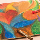 Pentel Arts Oil Pastels - 50 Colour Set-Round pastels, ideal for beginners