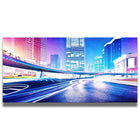 Design Art Lights Shine in the City, Fine Art Canvas, (PT2038)-Print