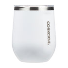 Corkcicle Insulated Stemless Wine Tumbler - 12oz - Gloss White-Wine Cup